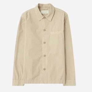 A Days March Men's Telford Light Cotton Overshirt in Cram Size M